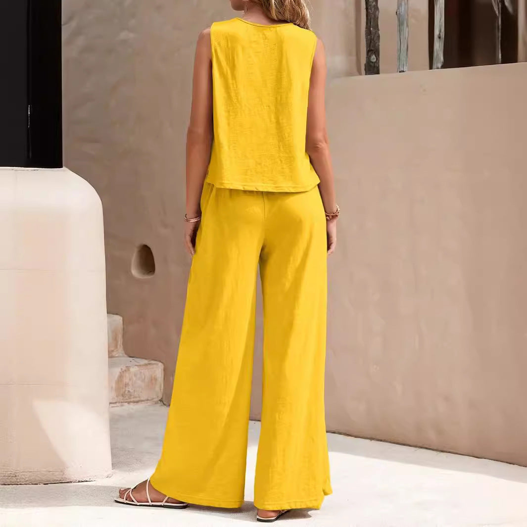 Ensemble Pantalon Large & Haut Ample