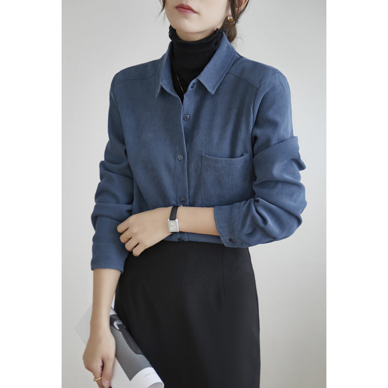 Robe chemise bandage automne-hiver pour femmes