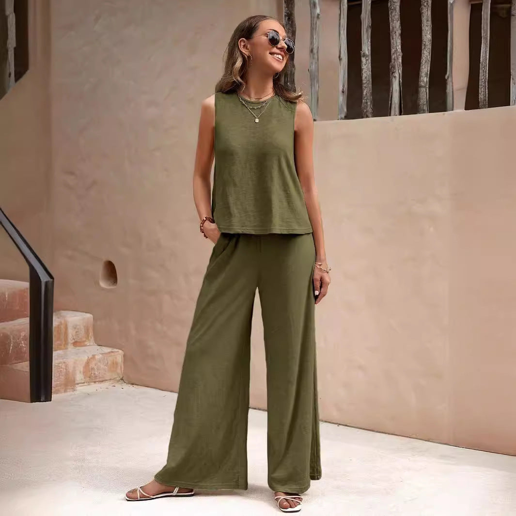 Ensemble Pantalon Large & Haut Ample