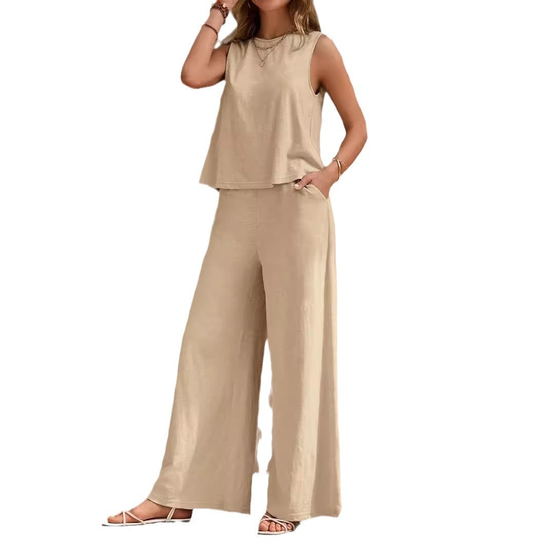 Ensemble Pantalon Large & Haut Ample