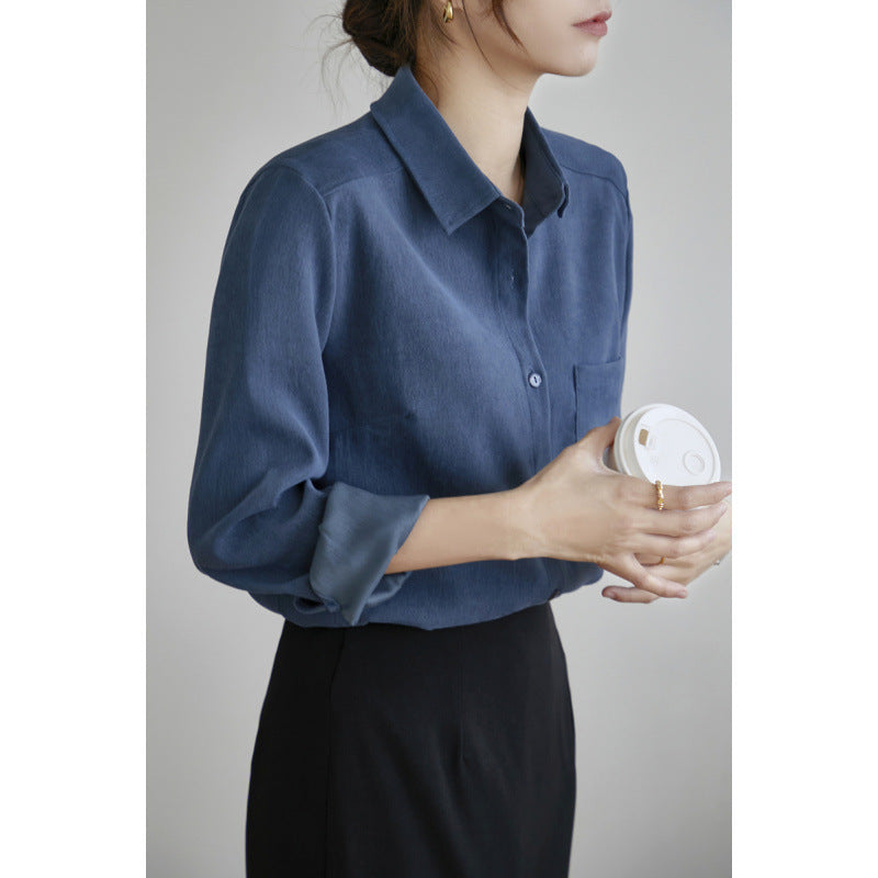 Robe chemise bandage automne-hiver pour femmes