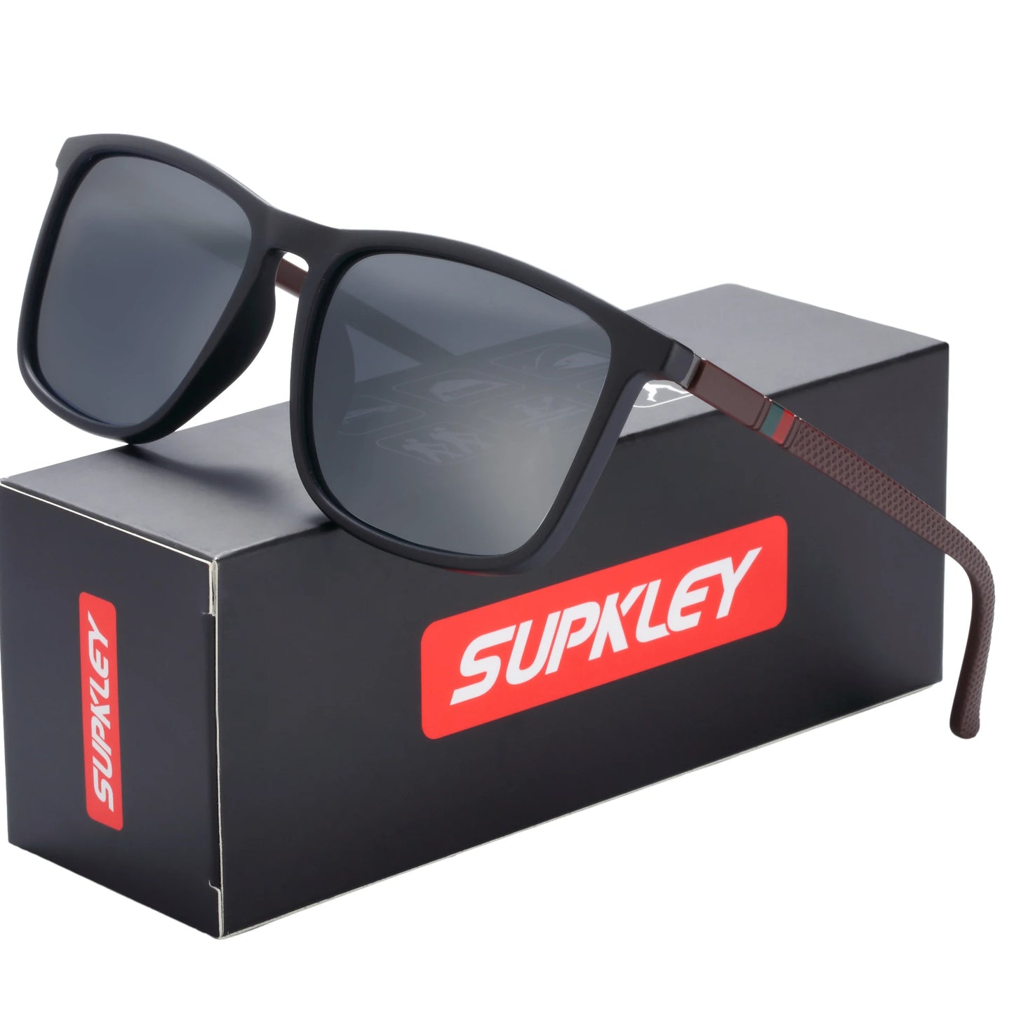 SUPKLEY UV400 Polarized Sunscreen Sunglasses for Men