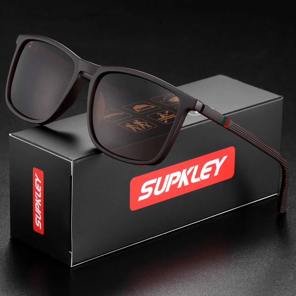 SUPKLEY UV400 Polarized Sunscreen Sunglasses for Men