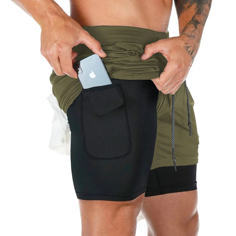 Short de Running 2-en-1 pour Homme - GITF