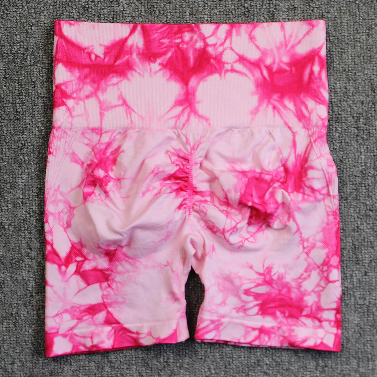 Short Sportif Taille Haute Tie-Dye
