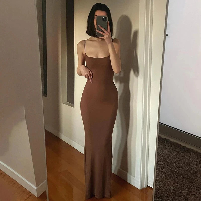 Robe Longue Strapless Y2K A-LINE