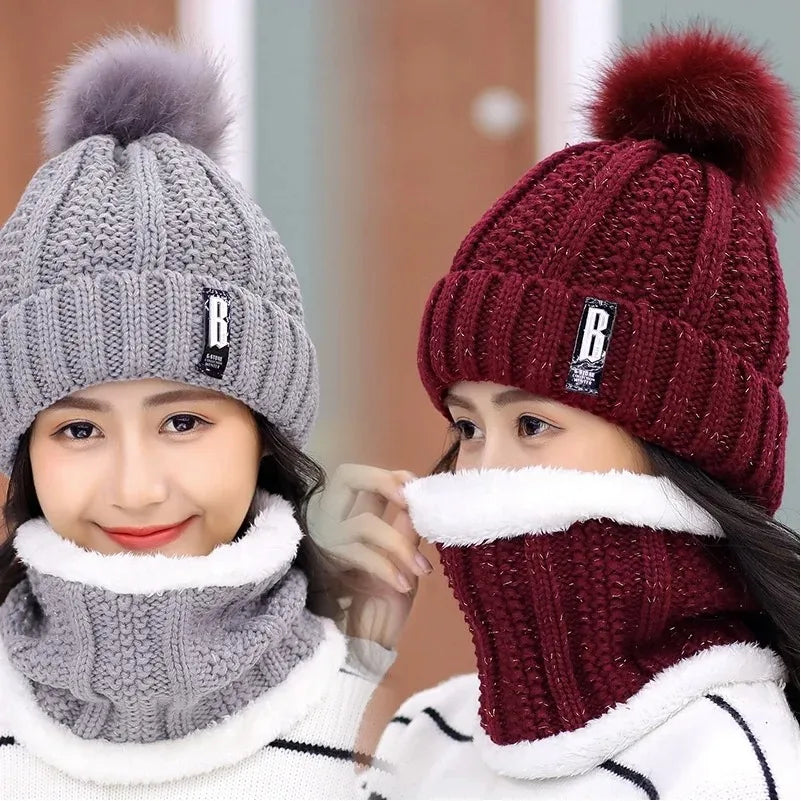 Ensemble Écharpe, Chapeau & Gants pour Femme - Élégance et Confort