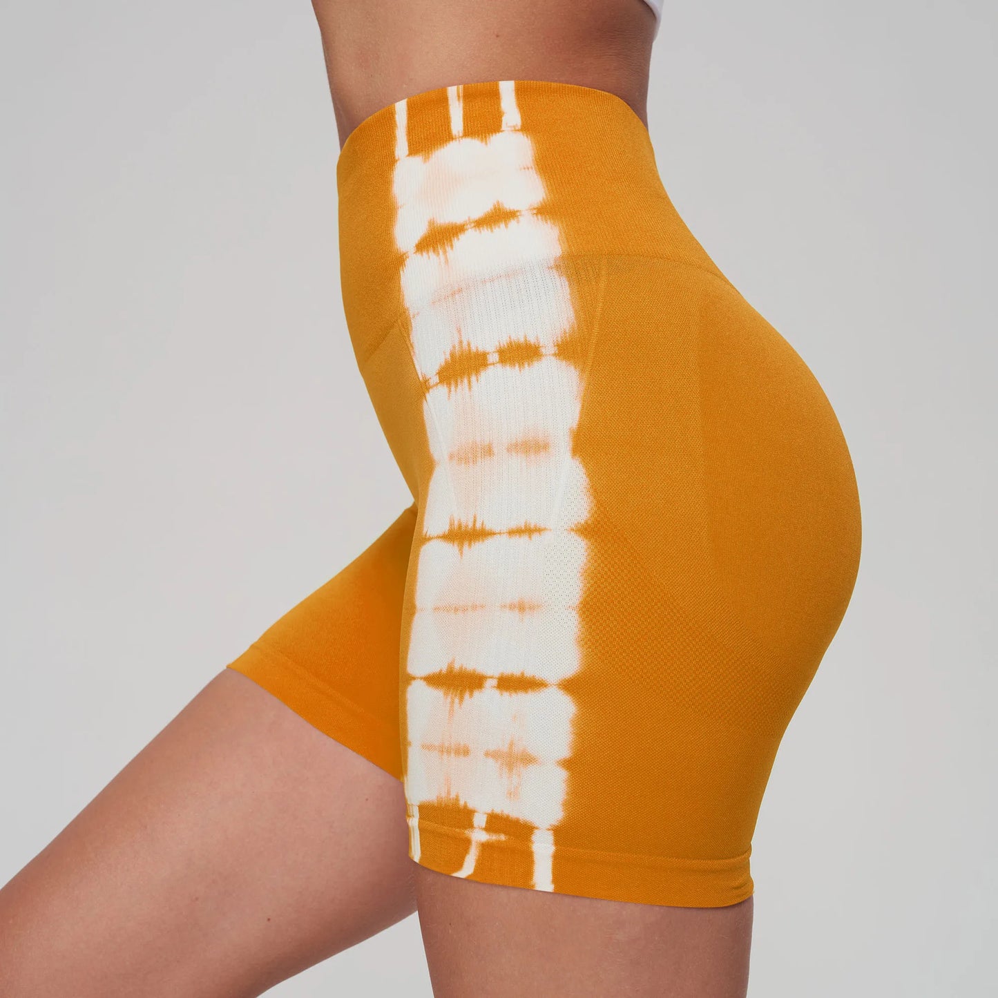 Short Sportif Taille Haute Tie-Dye