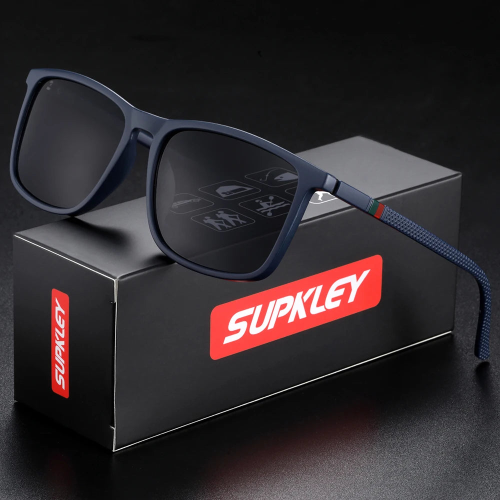 SUPKLEY UV400 Polarized Sunscreen Sunglasses for Men