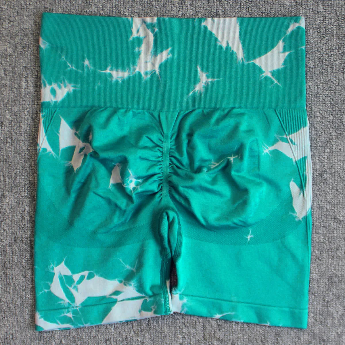 Short Sportif Taille Haute Tie-Dye