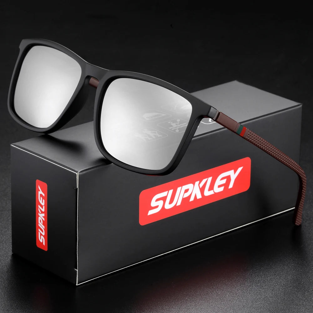 SUPKLEY UV400 Polarized Sunscreen Sunglasses for Men