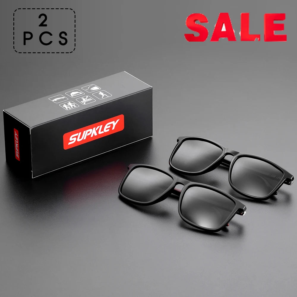 SUPKLEY UV400 Polarized Sunscreen Sunglasses for Men