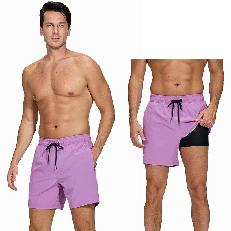 Short de Bain 2-en-1 Séchage Rapide - Datifer