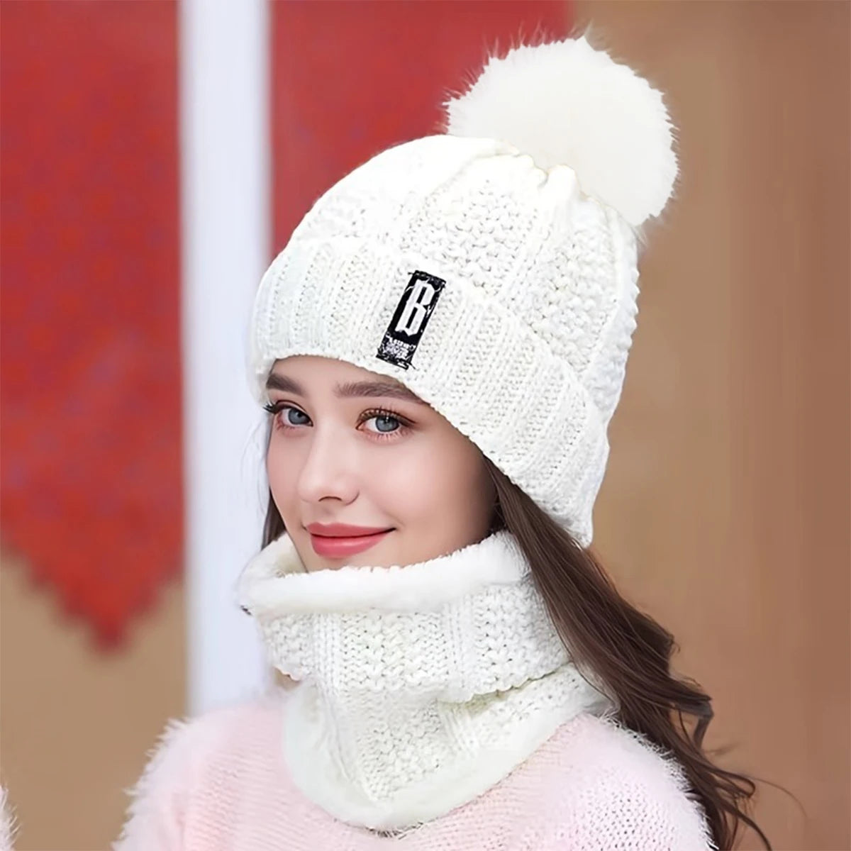 Ensemble Écharpe, Chapeau & Gants pour Femme - Élégance et Confort