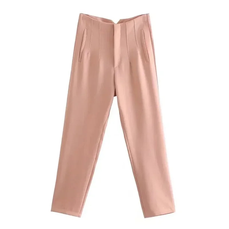 Pantalon Skinny Taille Haute