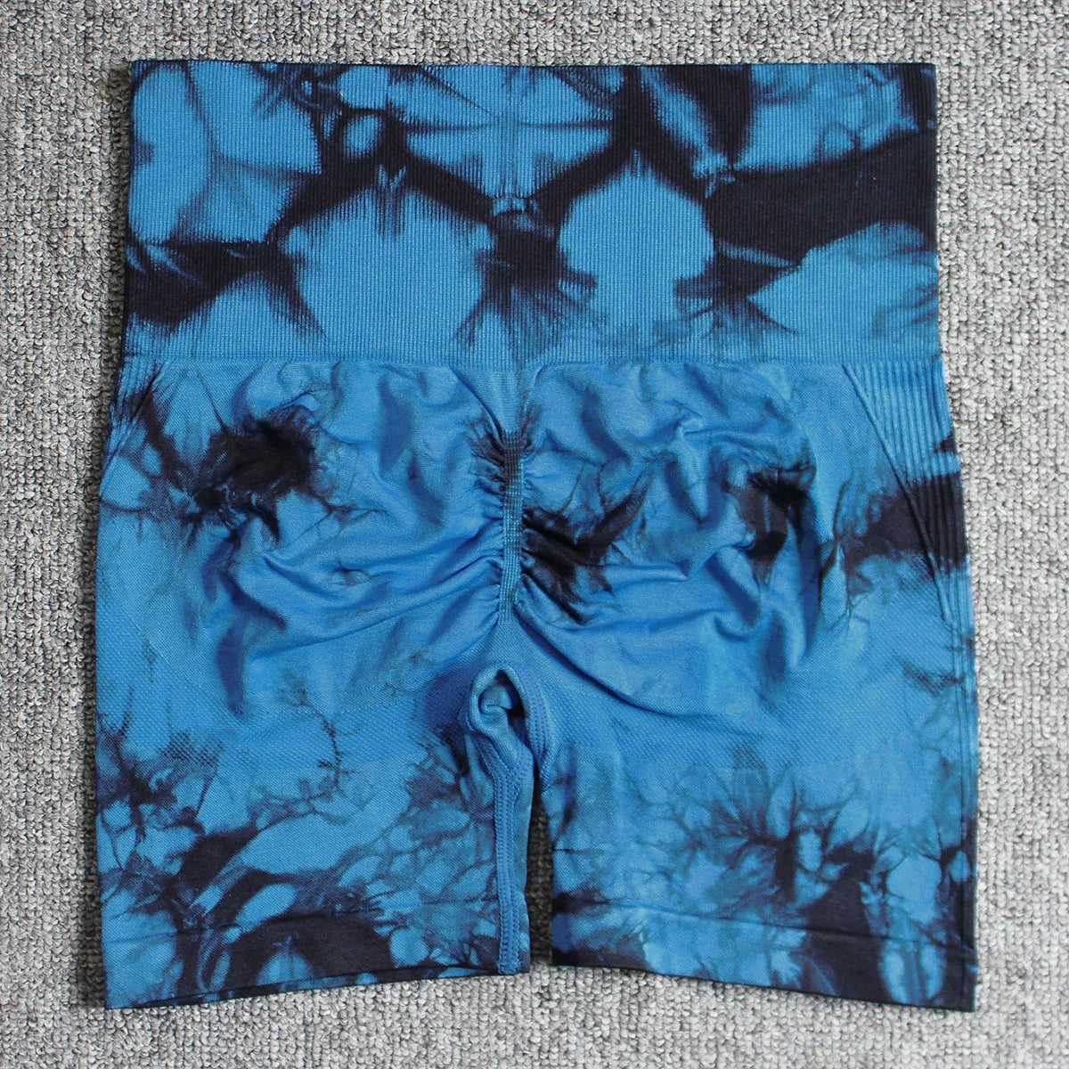 Short Sportif Taille Haute Tie-Dye
