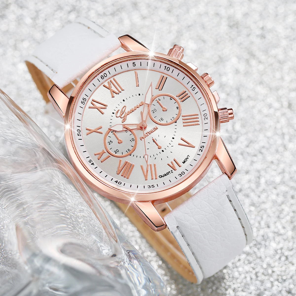 Montre Quartz Élégance avec Accessoires