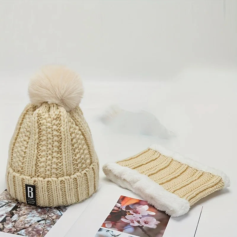 Ensemble Écharpe, Chapeau & Gants pour Femme - Élégance et Confort