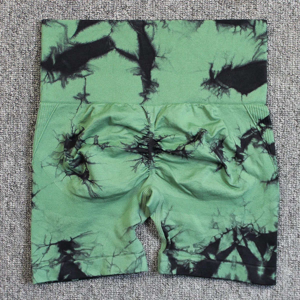 Short Sportif Taille Haute Tie-Dye