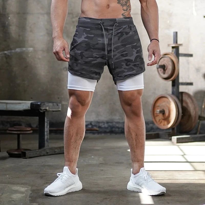 Short de Running 2-en-1 pour Homme - GITF