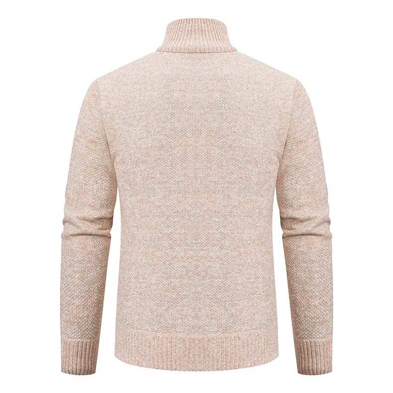 Men's Casual Fleece Sweater Coat