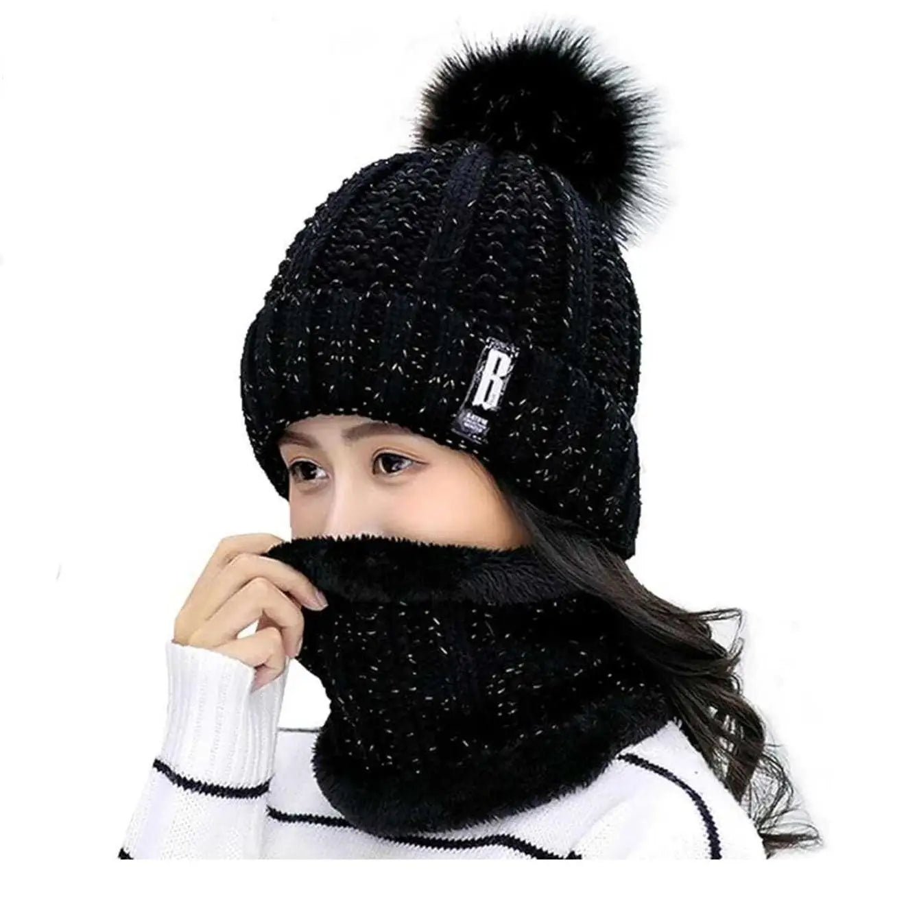 Ensemble Écharpe, Chapeau & Gants pour Femme - Élégance et Confort