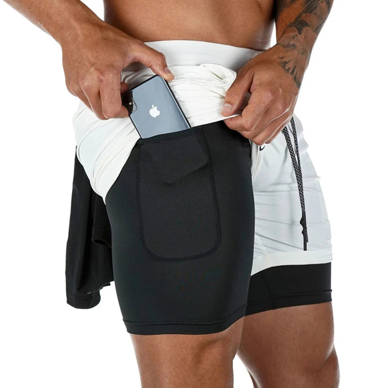 Short de Running 2-en-1 pour Homme - GITF