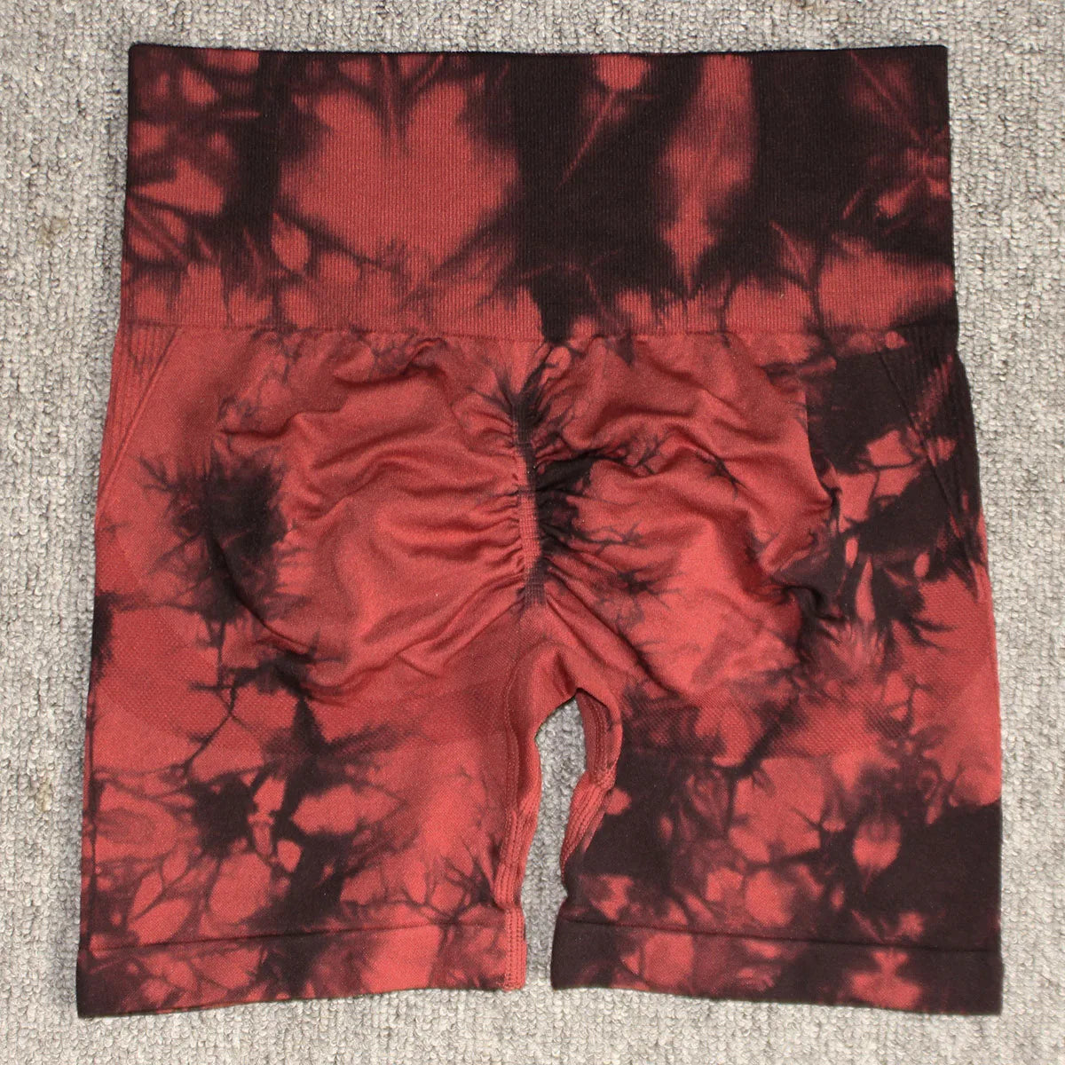 Short Sportif Taille Haute Tie-Dye