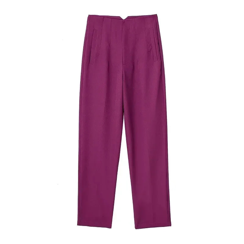 Pantalon Skinny Taille Haute
