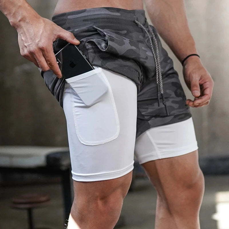 Short de Running 2-en-1 pour Homme - GITF