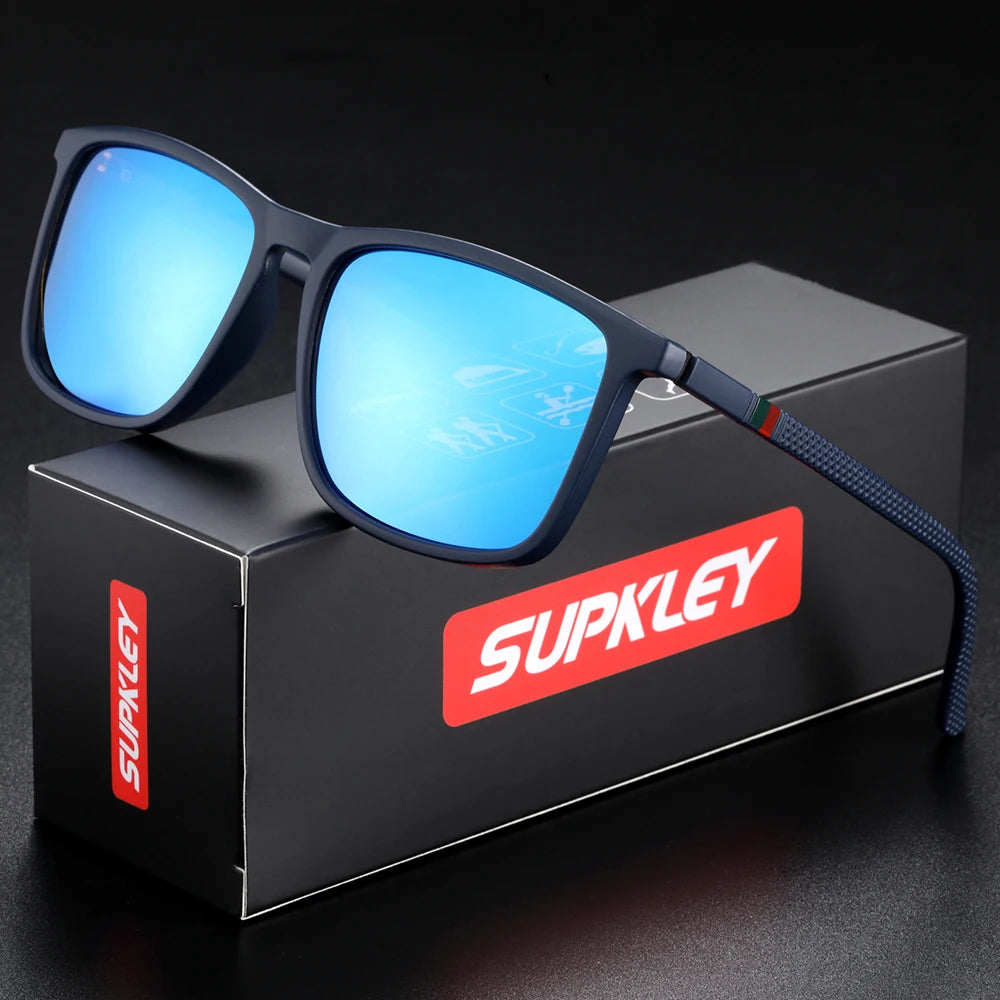 SUPKLEY UV400 Polarized Sunscreen Sunglasses for Men