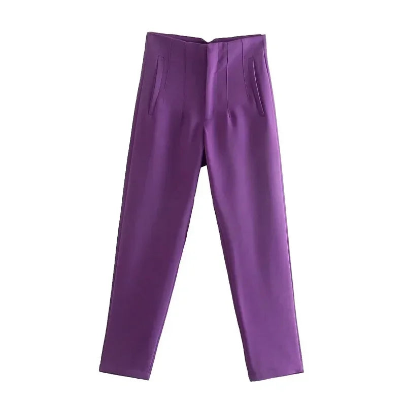 Pantalon Skinny Taille Haute