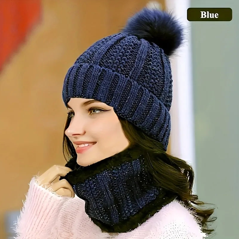 Ensemble Écharpe, Chapeau & Gants pour Femme - Élégance et Confort