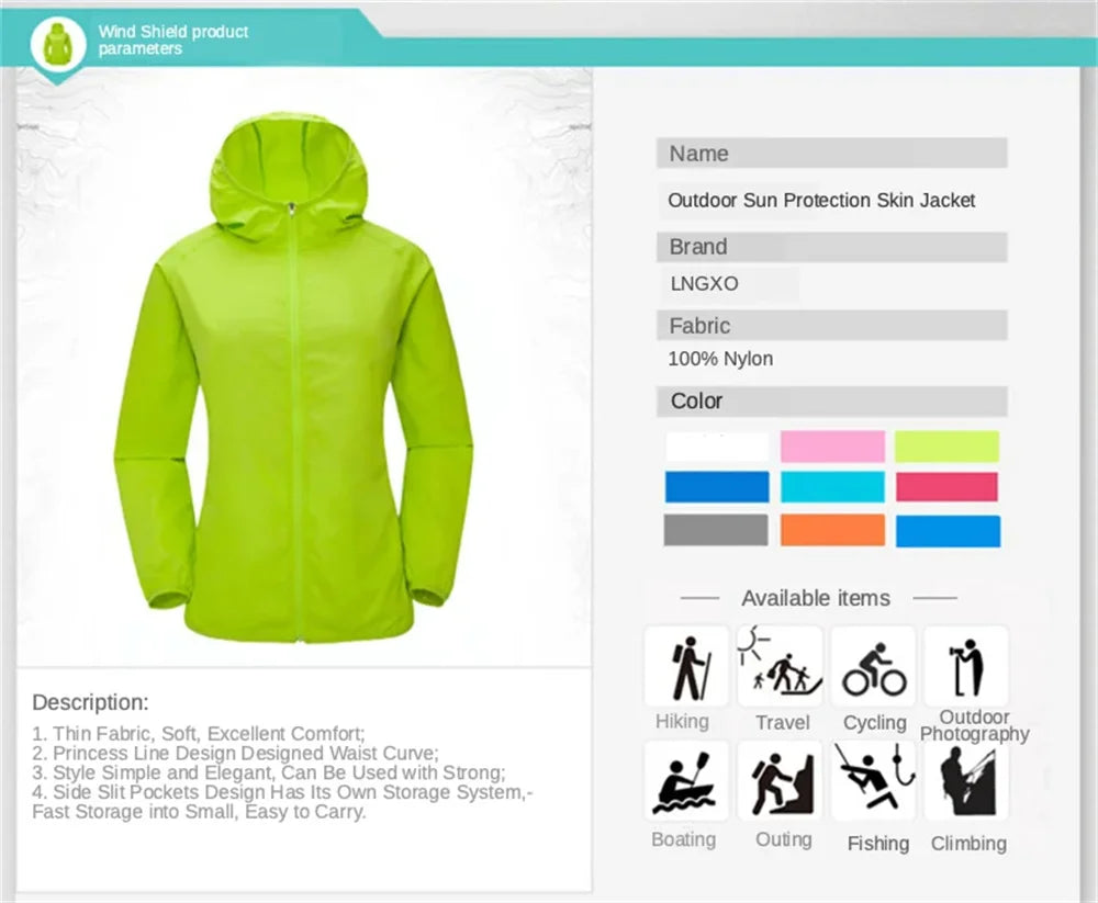Veste de pluie de Camping pour hommes et femmes, imperméable,