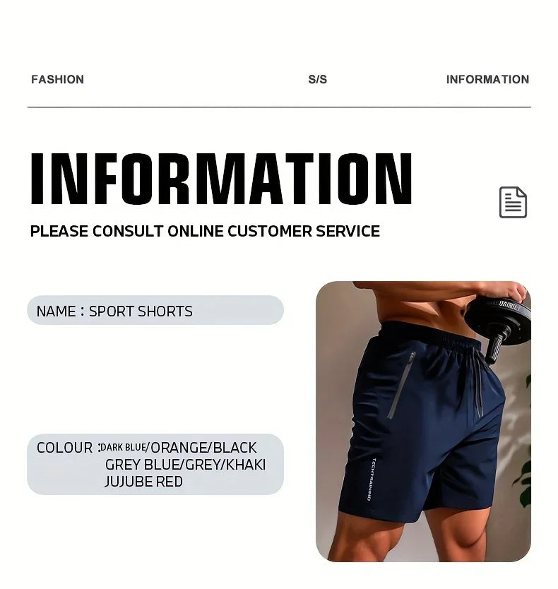 Short de Sport pour Homme - UETEEY