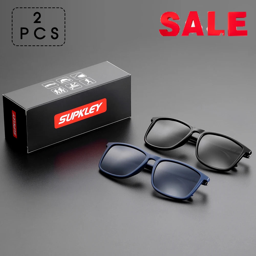 SUPKLEY UV400 Polarized Sunscreen Sunglasses for Men