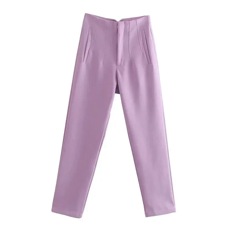 Pantalon Skinny Taille Haute