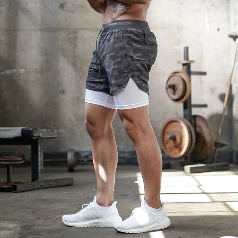Short de Running 2-en-1 pour Homme - GITF