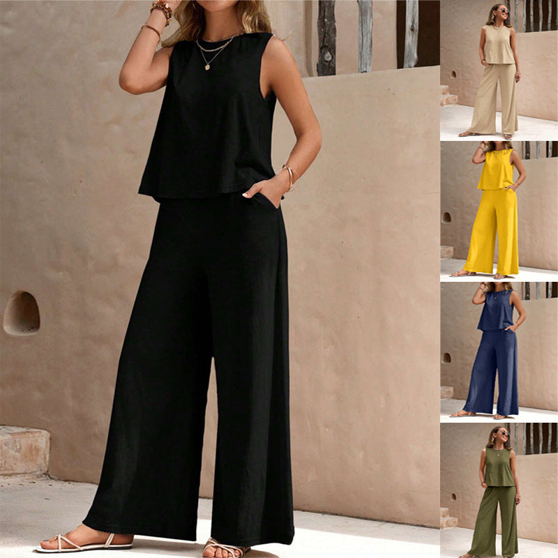 Ensemble Pantalon Large & Haut Ample