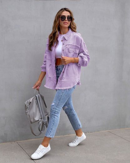 Veste Chemise Déchirée