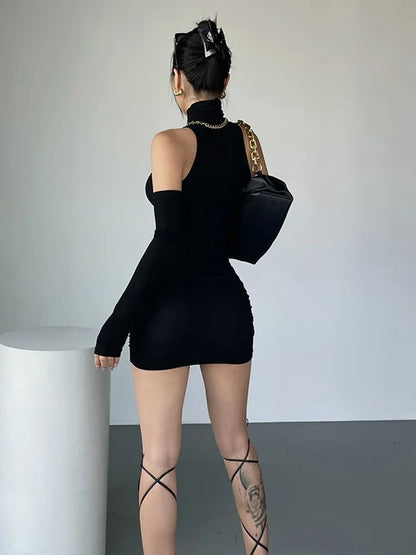 Robe Mini Turtleneck Sexy & Club