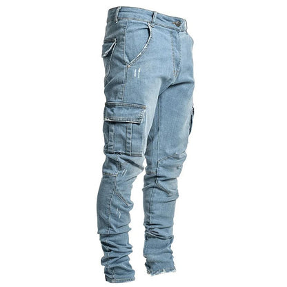 Men's High Street Slim Cargo Jeans