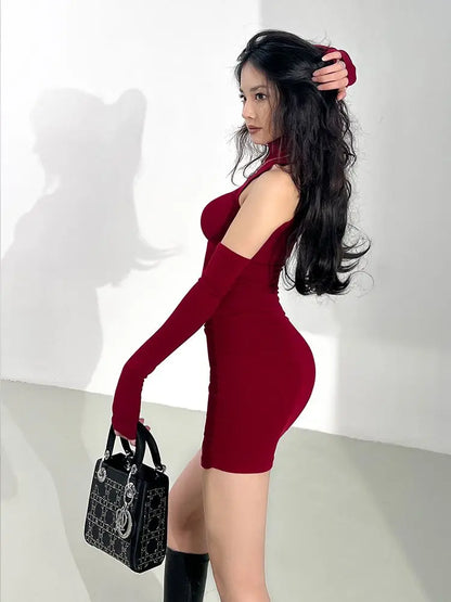 Robe Mini Turtleneck Sexy & Club