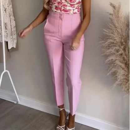 Pantalon Skinny Taille Haute