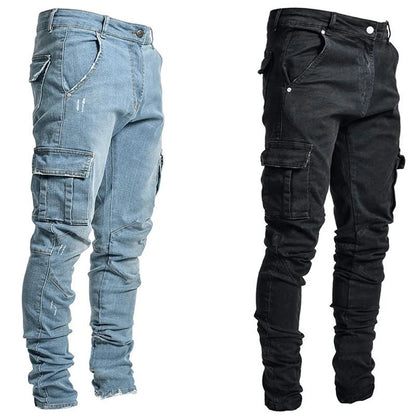 Men's High Street Slim Cargo Jeans