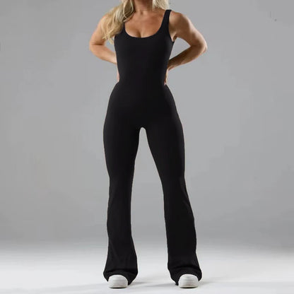 Fitness Backless Jumpsuits