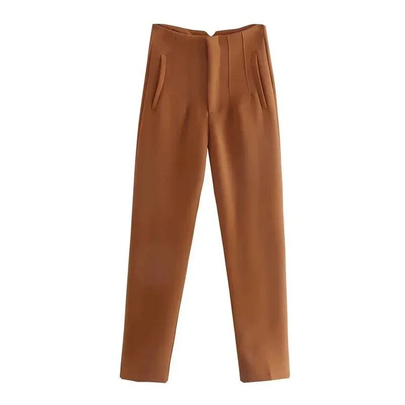 Pantalon Skinny Taille Haute