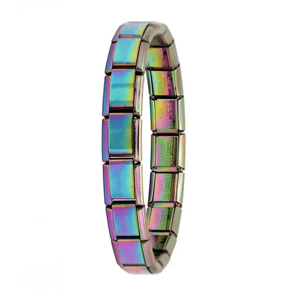 Hapiship Unisex Geometric Hologram Bracelet