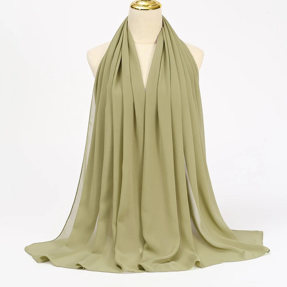 Women's Chiffon Hijab Scarf