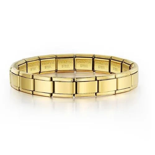 Bracelet Cuff Géométrique en Acier Inoxydable